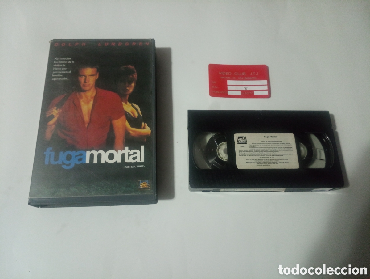 Cine: VHS Fox fuga mortal dolph lundgren