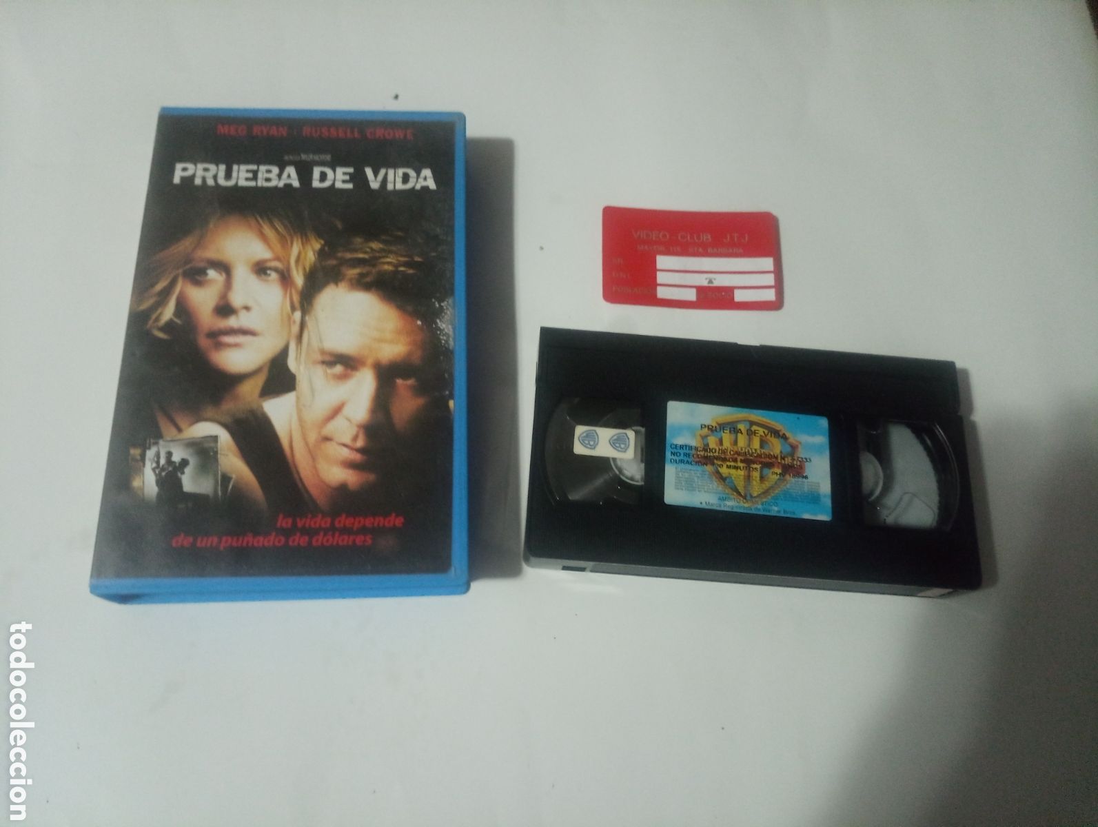 Cine: VHS Warner PRUEBA DE VIDA