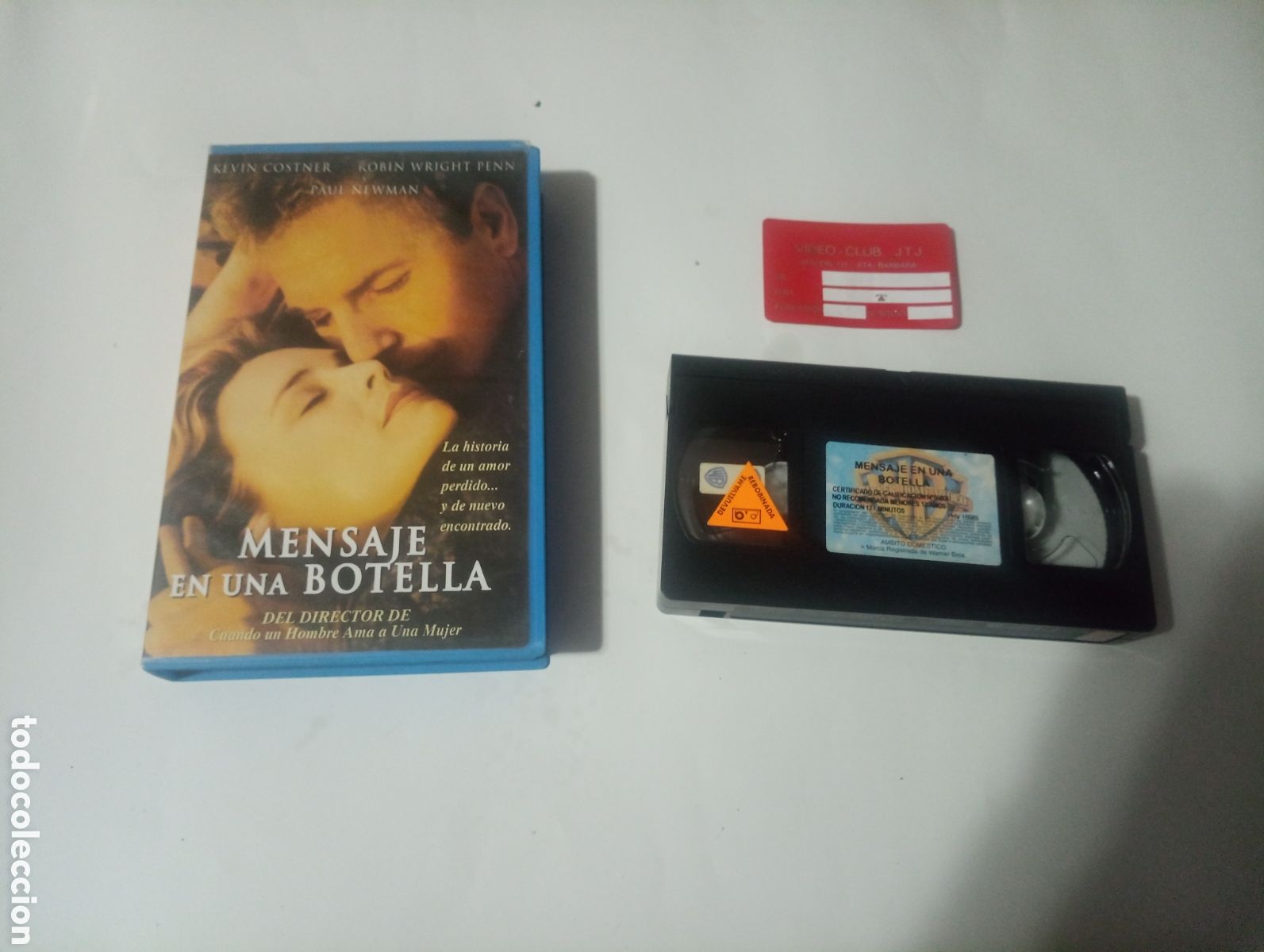 Cine: VHS MENSAJE EN UNA BOTELLA - KEVIN COSTNER