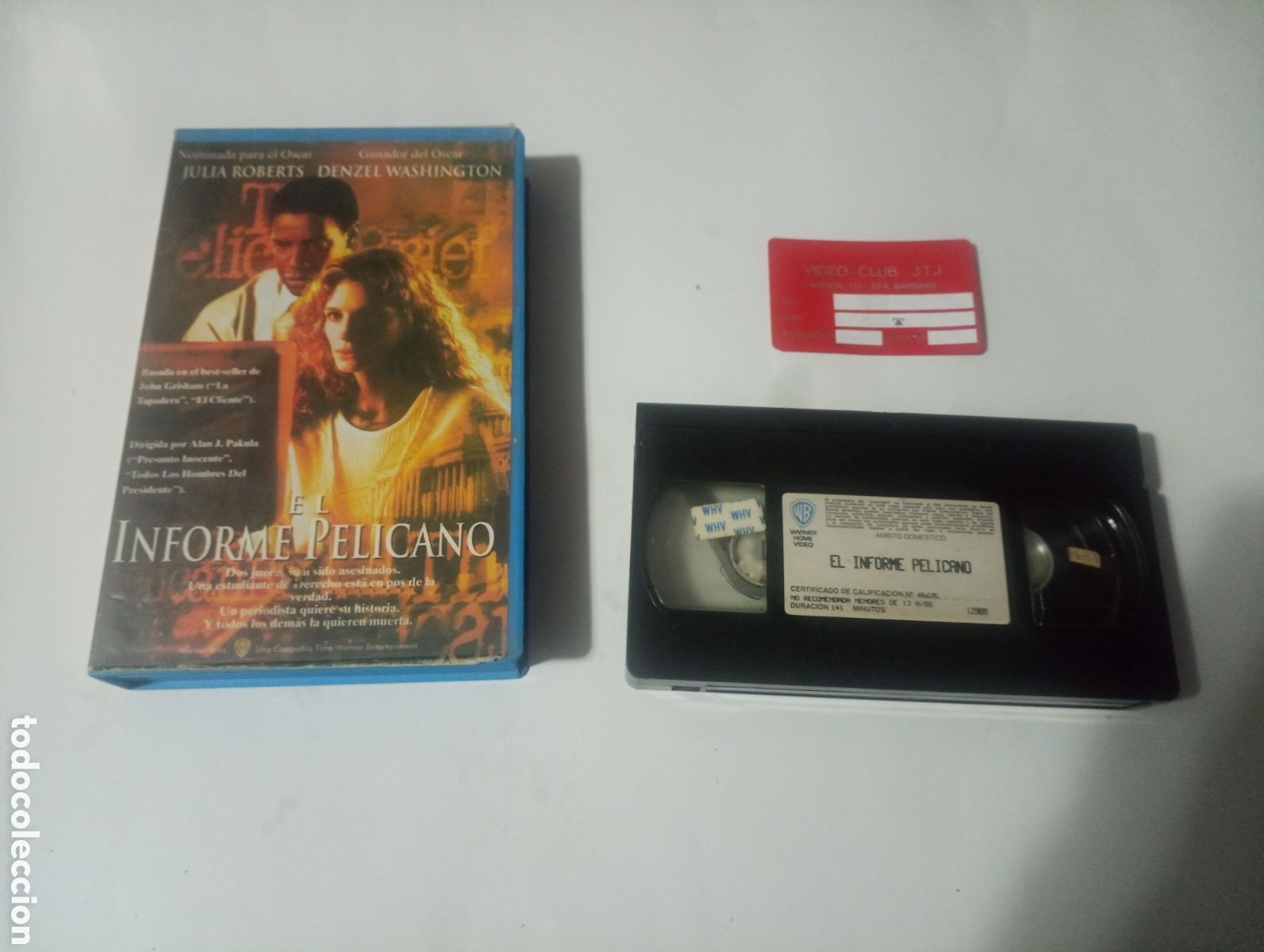 Cine: VHS Warner el informe pelicano