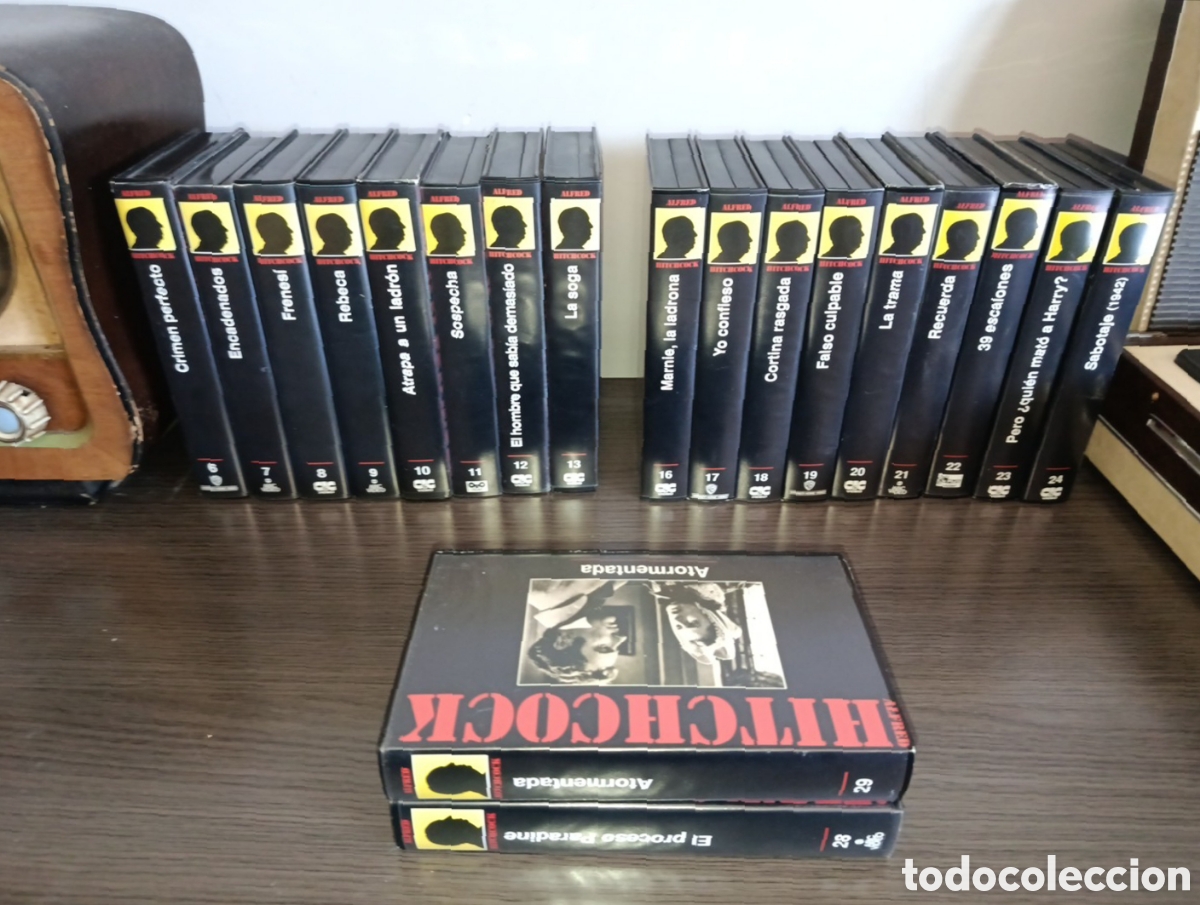 Cine: Colecci&oacute;n VHS Alfred Hitchcock + Psicosis de regalo