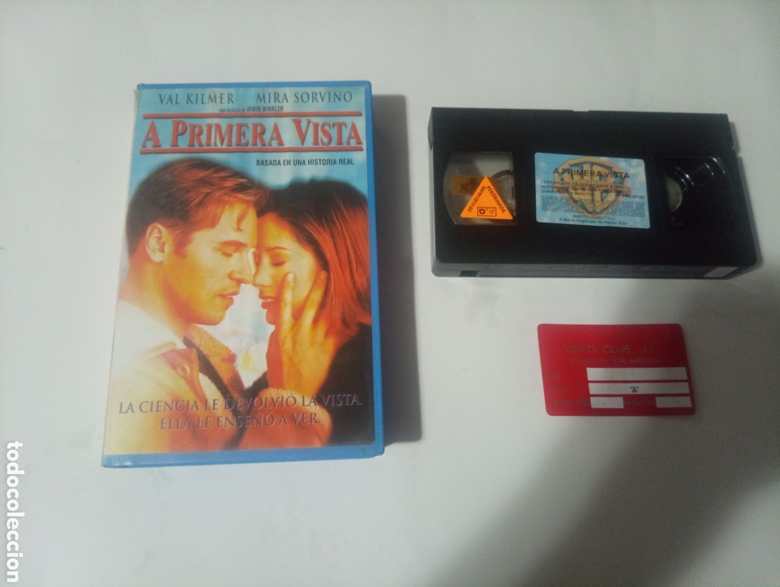 Cine: VHS A PRIMERA VISTA VAL KILMER