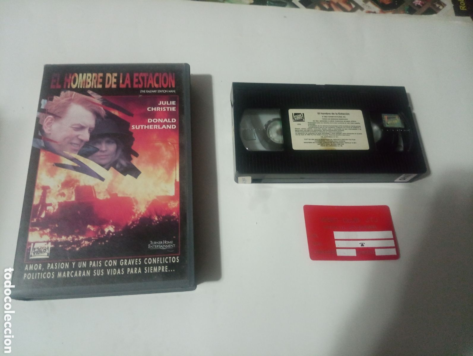 Cine: VHS EL HOMBRE DE LA ESTACION CON JULIE CHRISTIE