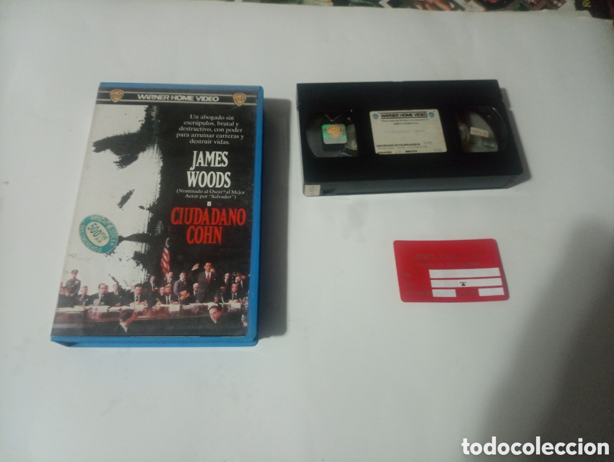 Cine: VHS CIUDADANO COHN CON JAMES WOODS