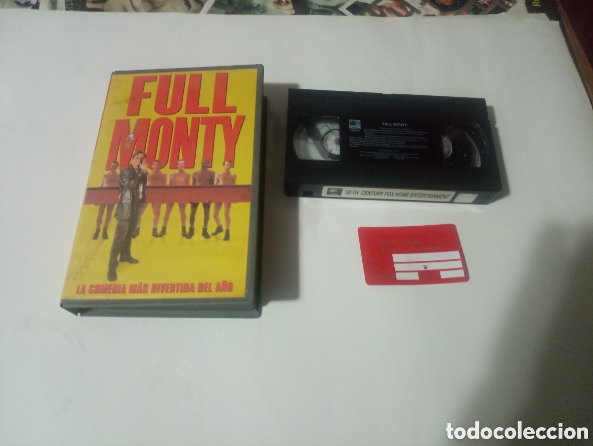 Cine: VHS Fox FULL MONTY Robert carlyle