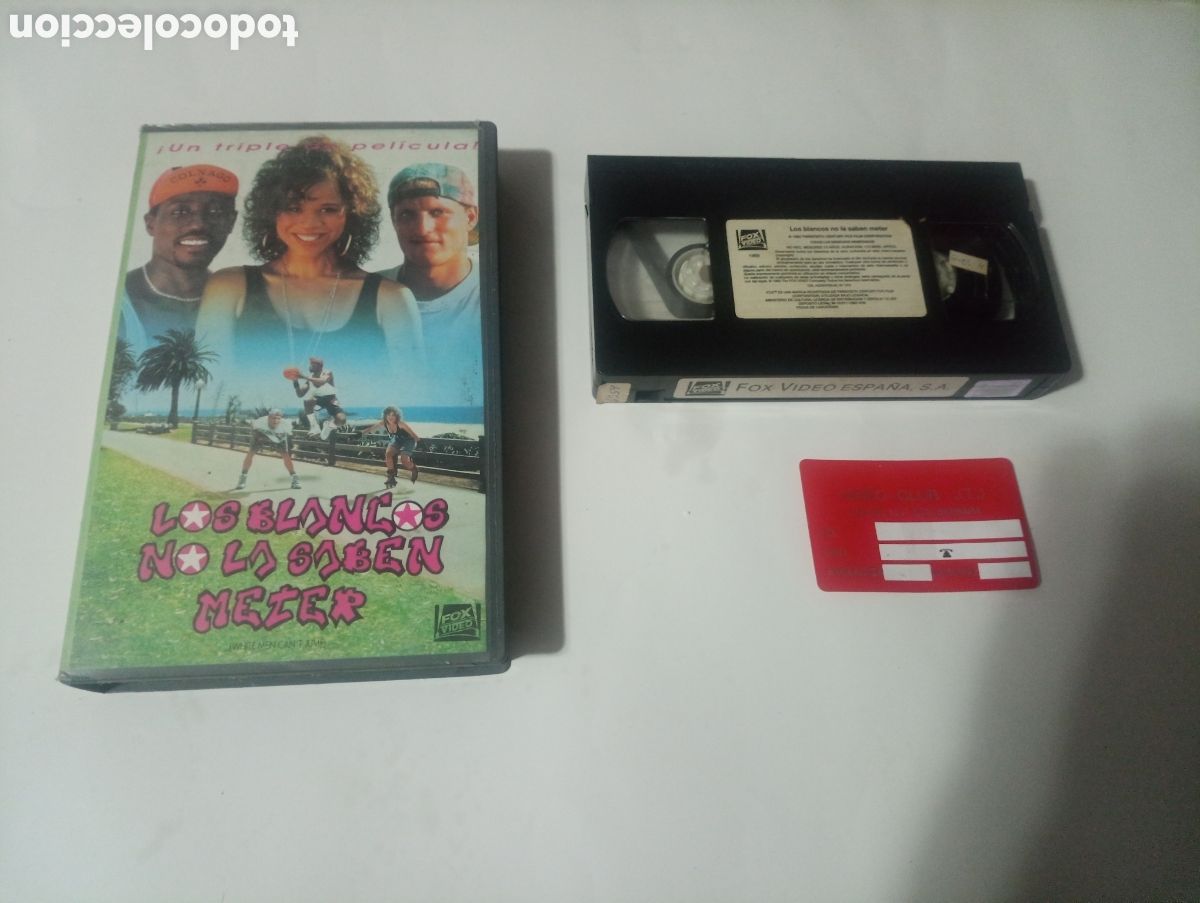 Cine: VHS LOS BLANCOS NO LA SABEN METER