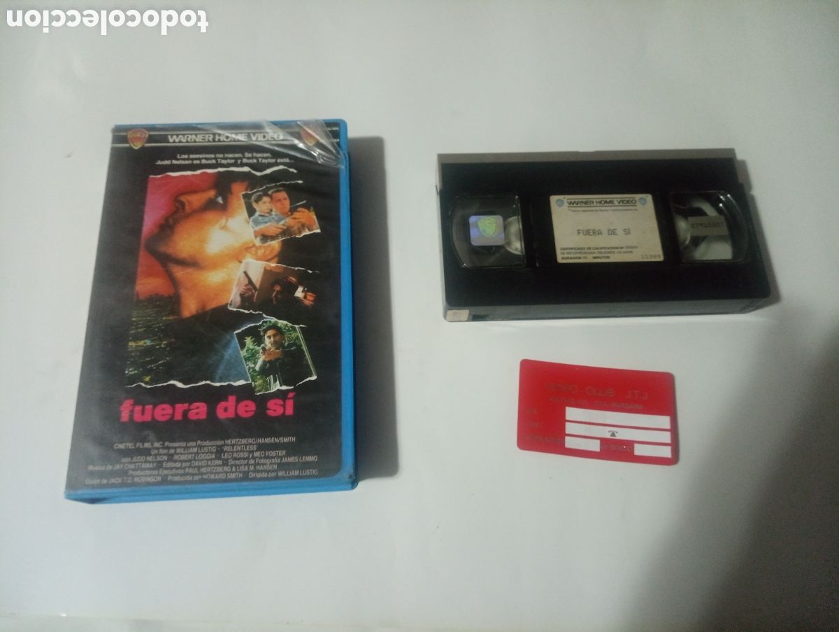 Cine: VHS Warner FUERA DE SI - Foto 1