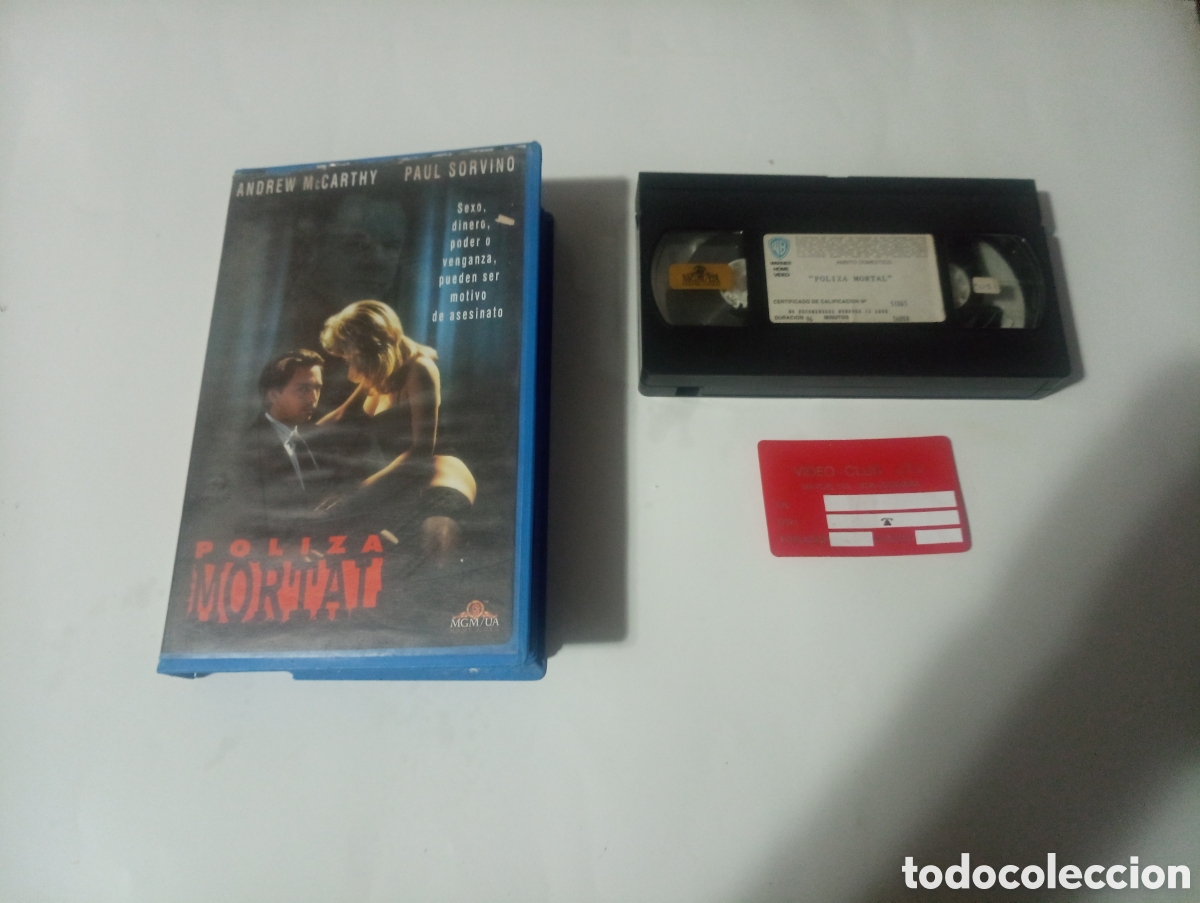 Cine: VHS Warner POLIZA MORTAL