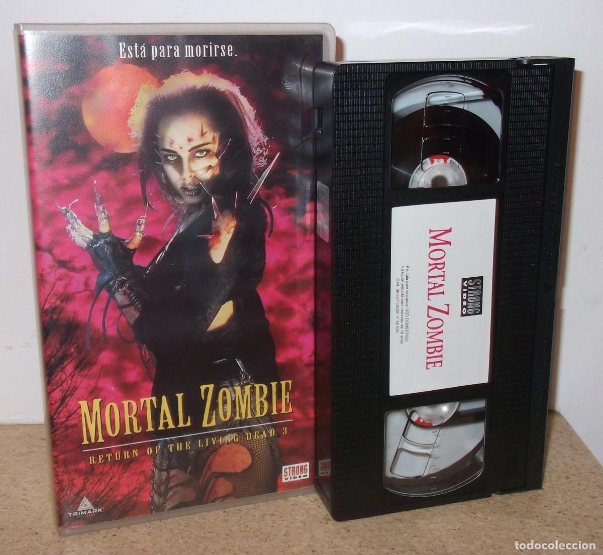 Cine: MORTAL ZOMBIE: RETURN OF THE LIVING DEAD lll - VHS COMO NUEVA USADA SOLO 2 VECES