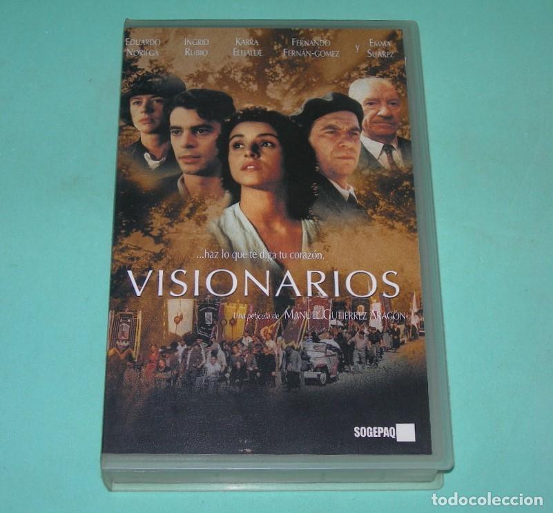 Cine: PEL&Iacute;CULA VHS VISIONARIOS - EDUARDO NORIEGA - INGRID RUBIO -