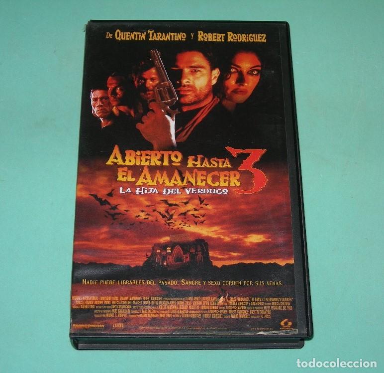 Cine: PEL&Iacute;CULA VHS ABIERTO HASTA EL AMANECER 3 - QUENTIN TARANTINO - ROBERT RODR&Iacute;GUEZ -