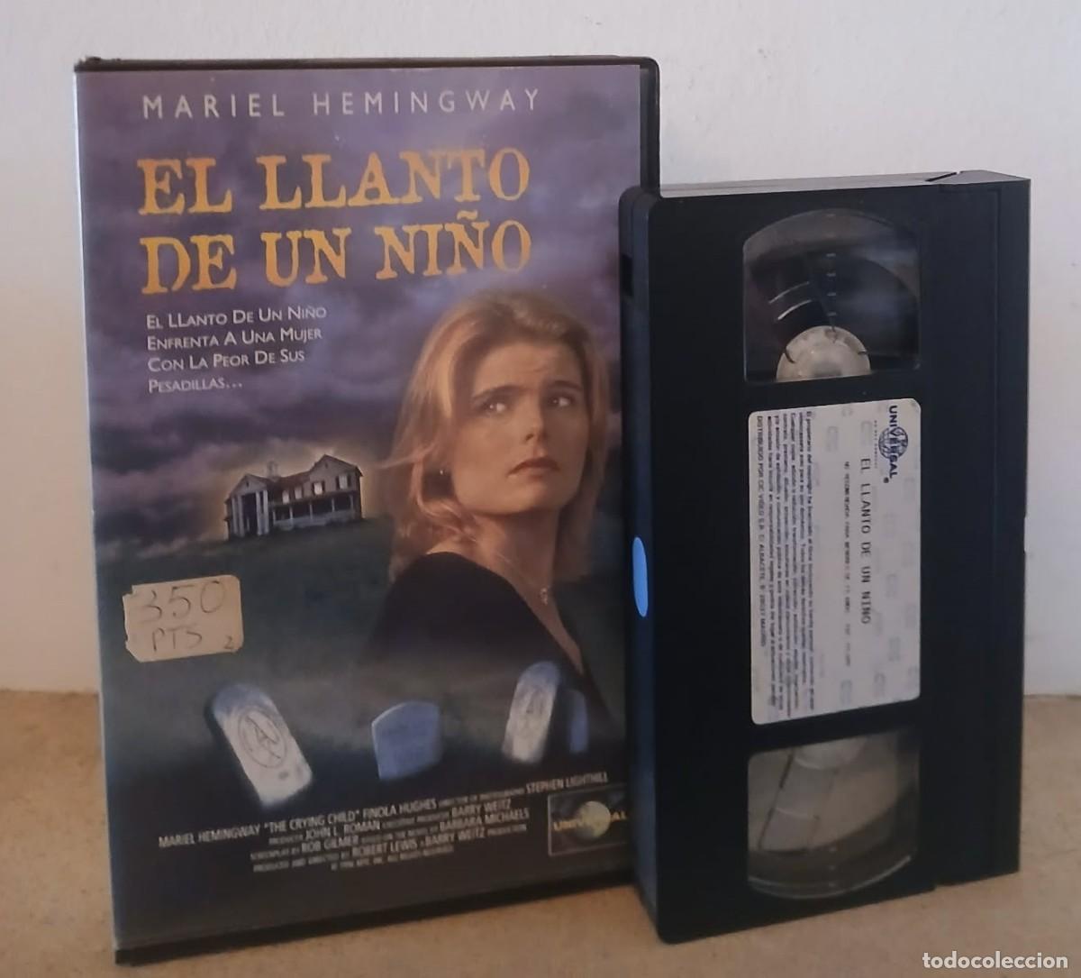 Cine: EL LLANTO DE UN NI&Ntilde;O - VHS DE TERROR CON MARIEL HEMINGWAY &iexcl;UNICO EN TODOCOLECCION!
