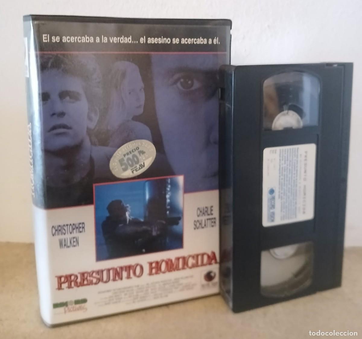 Cine: PRESUNTO HOMICIDA - BUEN VHS DE SUSPENSE CON CHRISTOPHER WALKEN