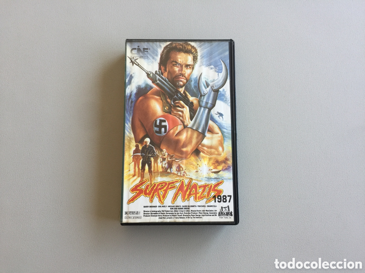 Cine: VHS SURF NAZIS PELICULA 1987 PETER GEORGE