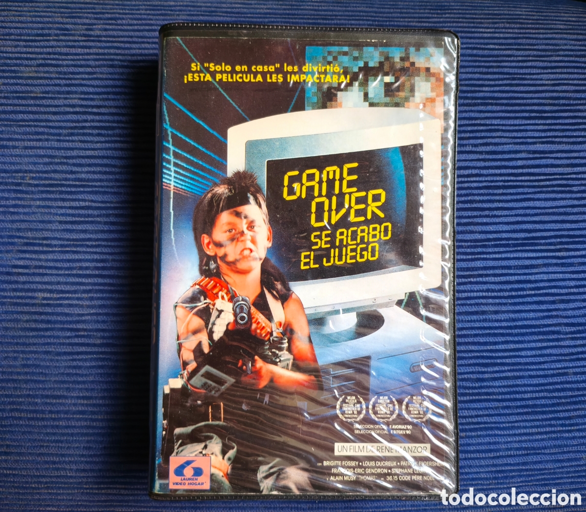 Cine: Game Over, Se acab&oacute; el juego (VHS PAL) 1a Ed. Lauren