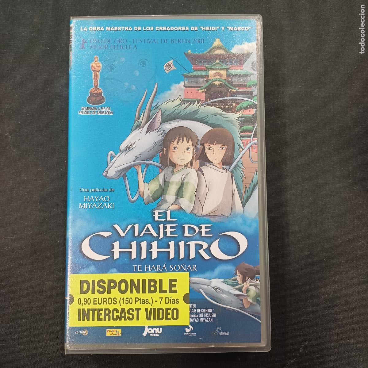 Cine: EL VIAJE DE CHIHIRO/HAYAO MIYAZAKI/VHS.