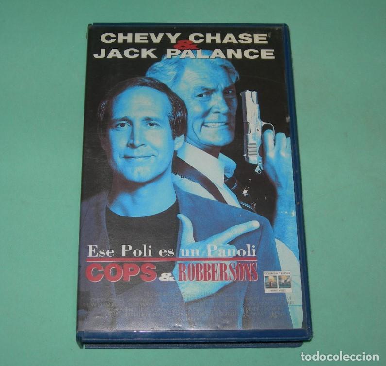Cine: PEL&Iacute;CULA VHS ESE POLI ES UN PANOLI - CHEVY CHASE - JACK PALANCE -