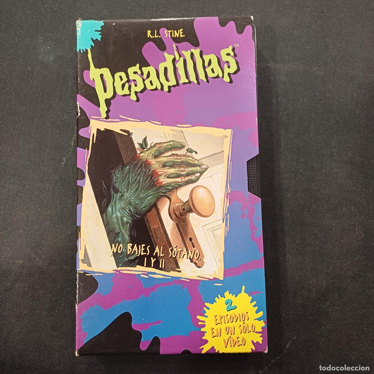 Cine: PESADILLAS/NO BAJES AL SOTANO I Y II/VHS.
