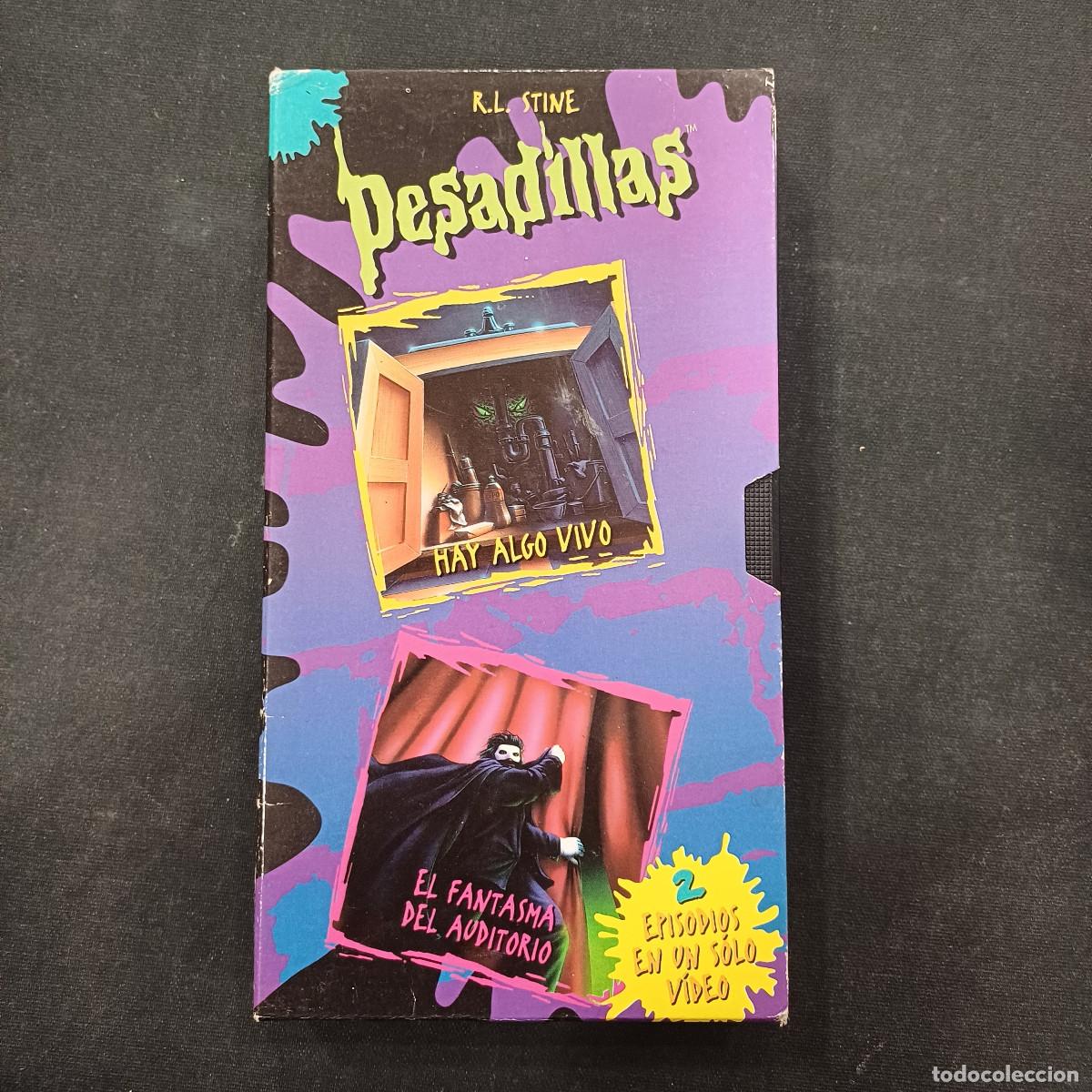 Cine: PESADILLAS/HAY ALGO VIVO-EL FANTASMA DEL AUDITORIO/VHS.