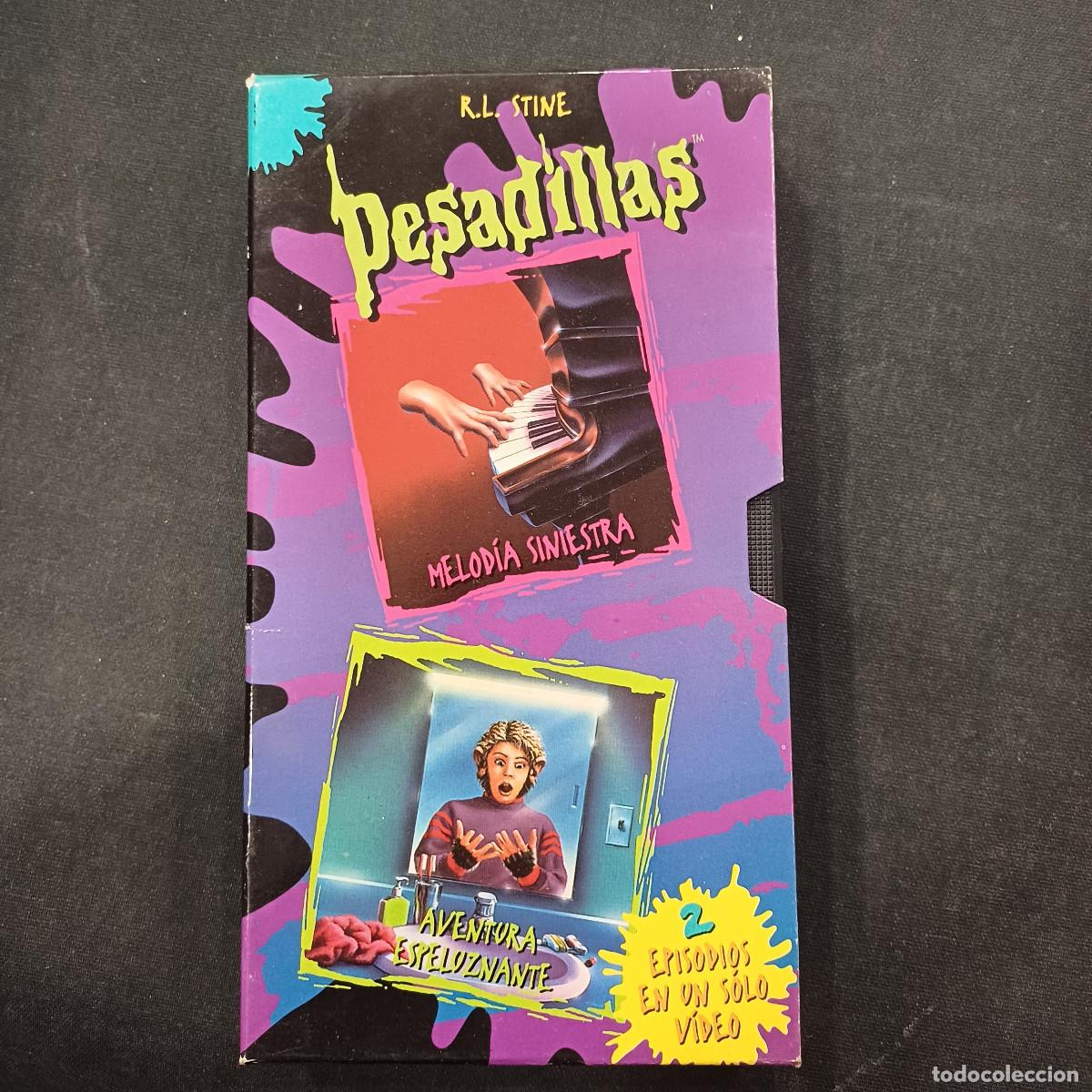 Cine: PESADILLAS/MELODIA SINIESTRA-AVENTURA ESPELUZNANTE/VHS.