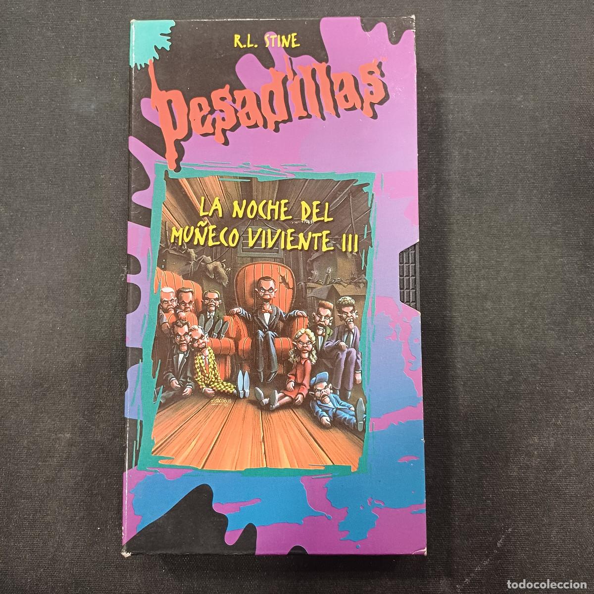 Cine: PESADILLAS/LA NOCHE DEL MU&Ntilde;ECO VIVIENTE III/VHS.