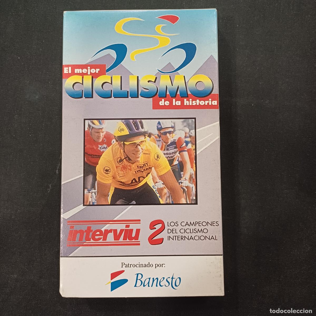 Cine: LOS CAMPEONES DEL CICLISMO INTERNACIONAL/VHS BANESTO.