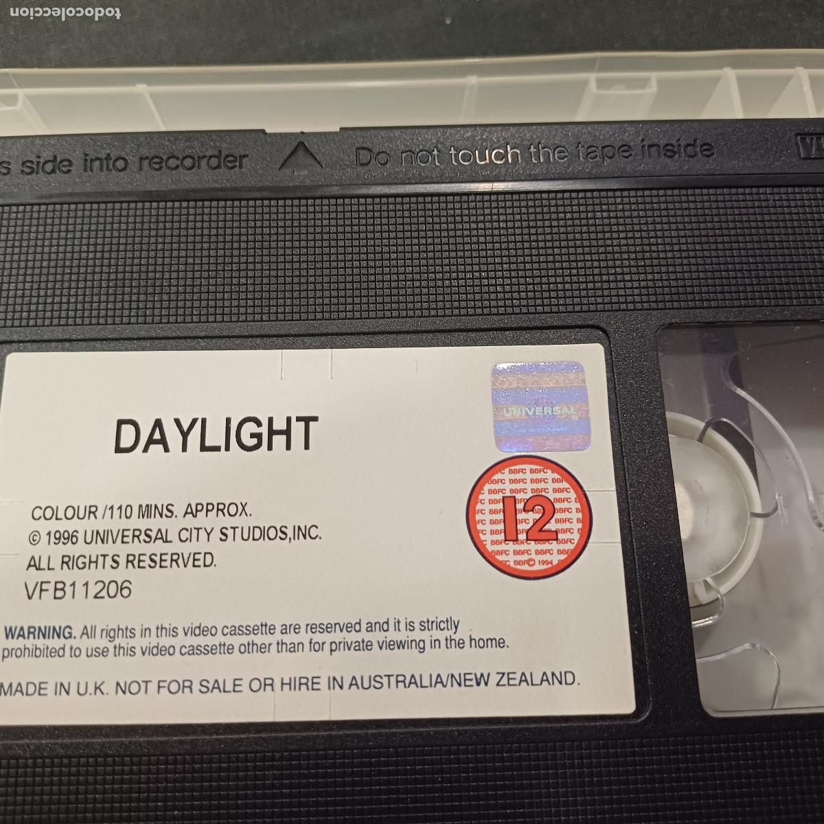Cine: DAYLIGHT/STALLONE/VHS EDICION EN INGLES. - Foto 2