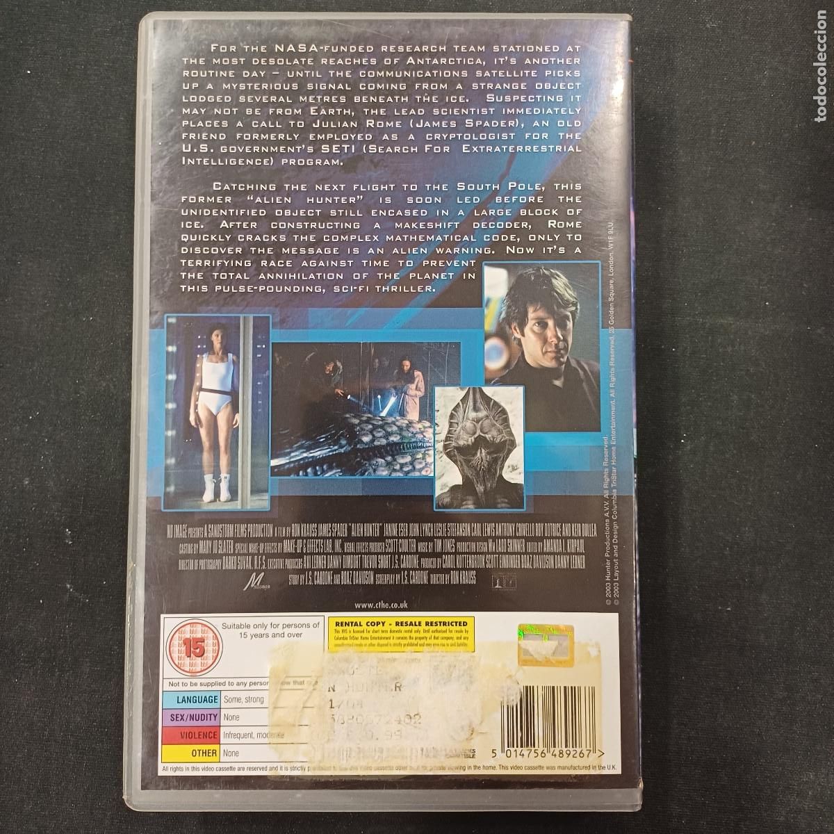 Cine: ALIEN HUNTER/VHS EDICION EN INGLES. - Foto 3
