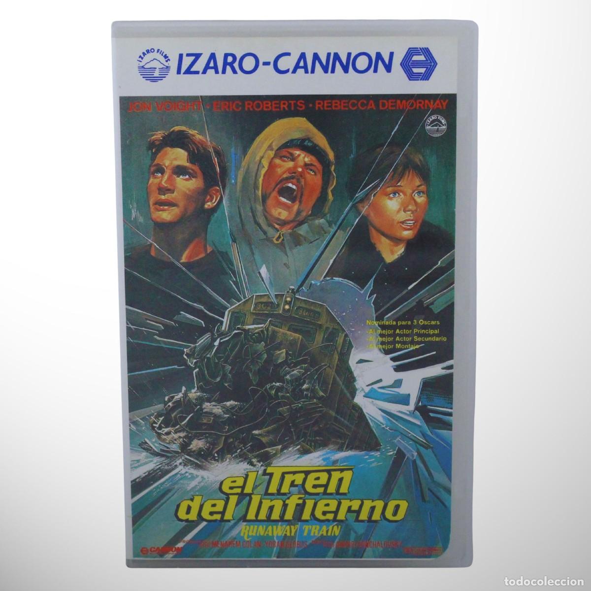 Cine: VHS El Tren del Infierno 1986 Izaro-Cannon Jon Voight Eric Roberts Runaway Train