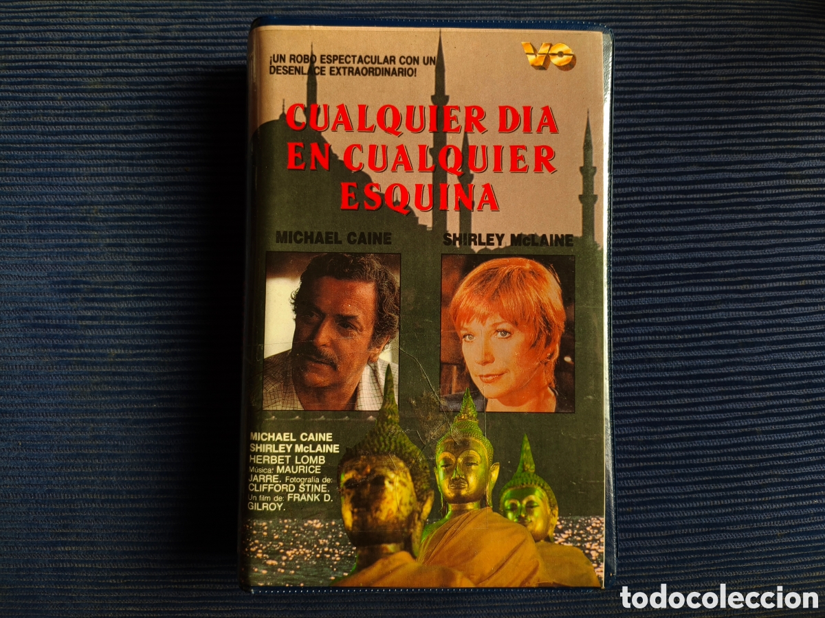 Cine: Cualquier d&iacute;a en cualquier esquina - Michael Caine (VHS PAL)