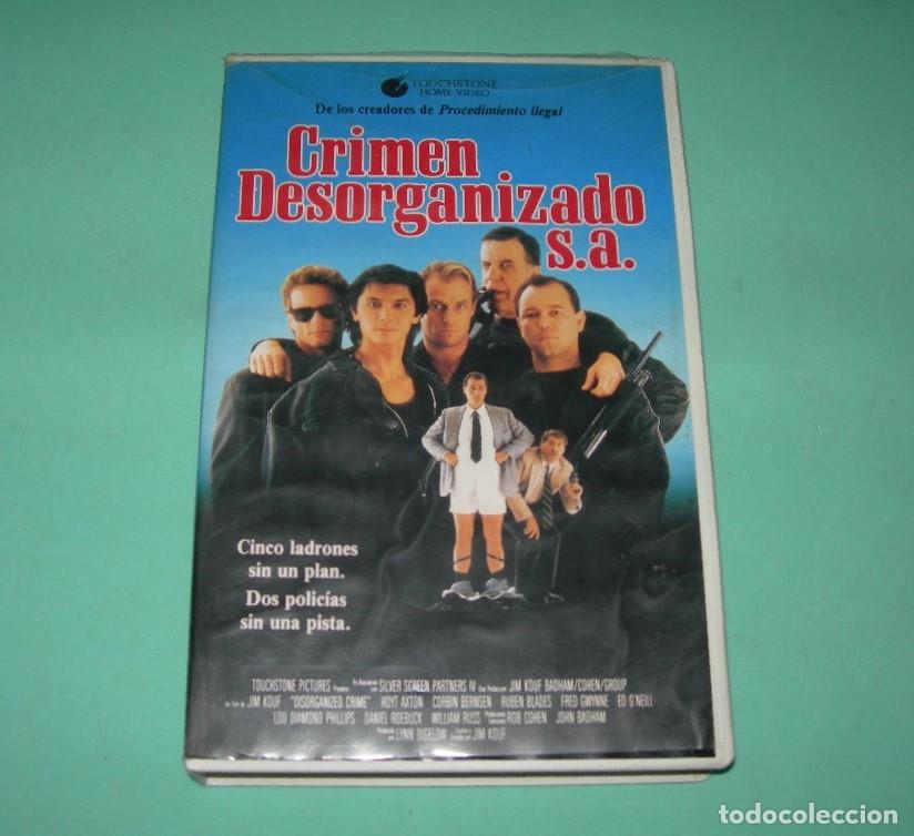 Cine: PEL&Iacute;CULA VHS CRIMEN DESORGANIZADO S.A. - LOU DIAMOND PHILLIPS - CORBIN BERNSEN -