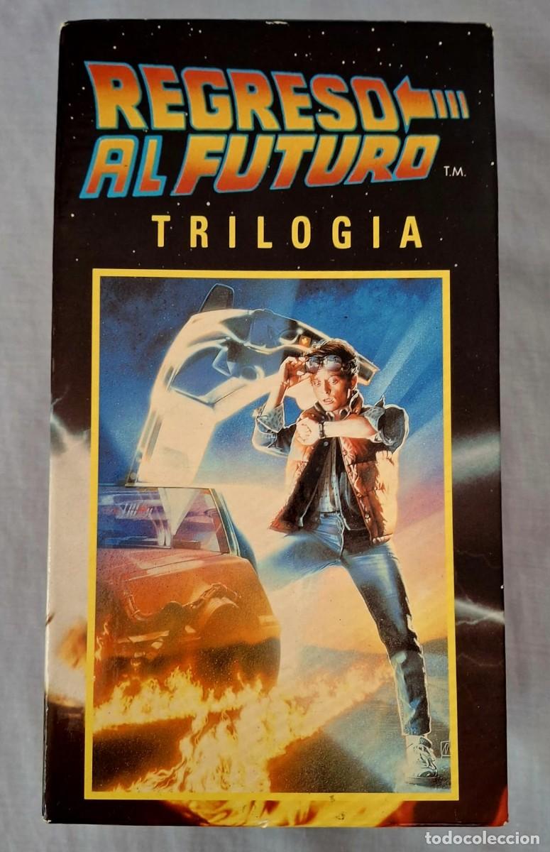 Cine: Pack Trilog&iacute;a Regreso al Futuro VHS + Camiseta Oficial Nueva (Licencia)