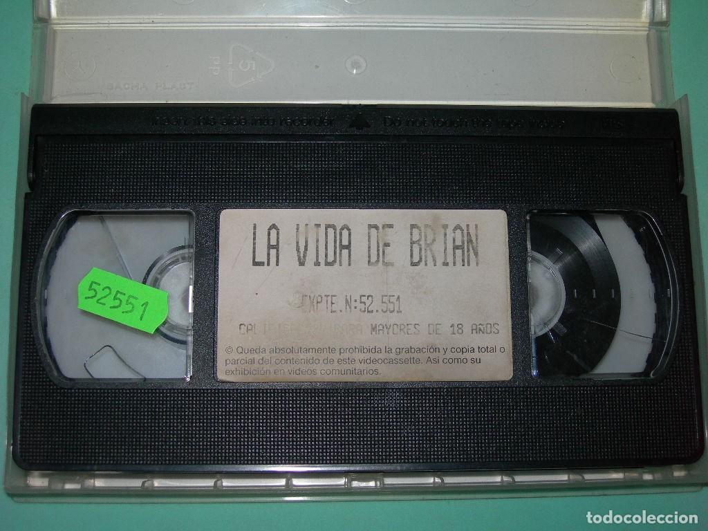 Cine: PEL&Iacute;CULA VHS LA VIDA DE BRIAN - MONTY PYTHON - TERRY GILLIAM - - Foto 8