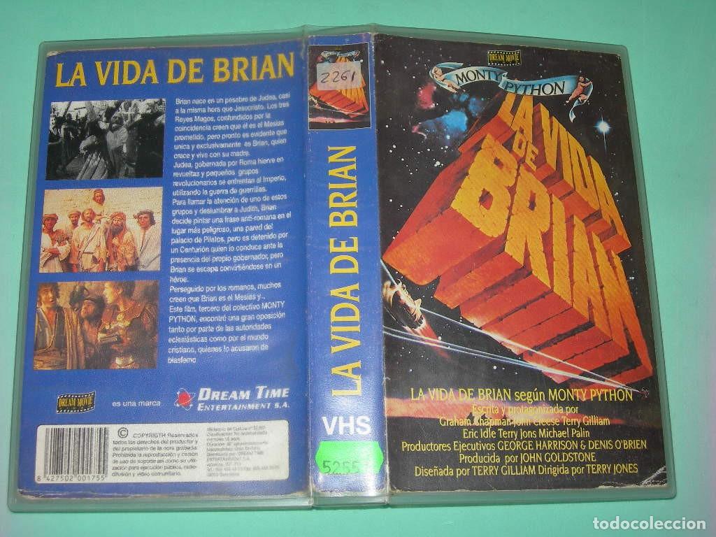 Cine: PEL&Iacute;CULA VHS LA VIDA DE BRIAN - MONTY PYTHON - TERRY GILLIAM - - Foto 9
