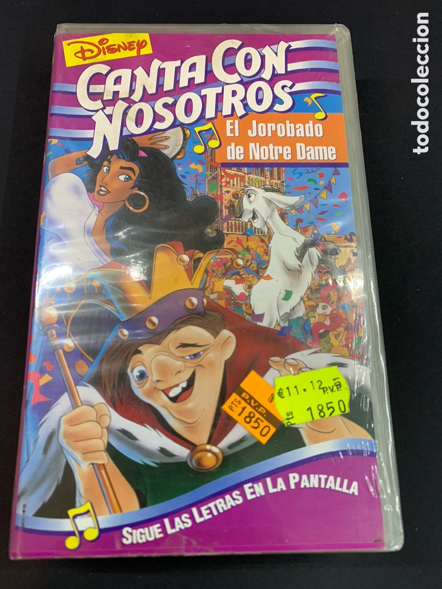 Cine: VHS Disney canta jorobado notredan
