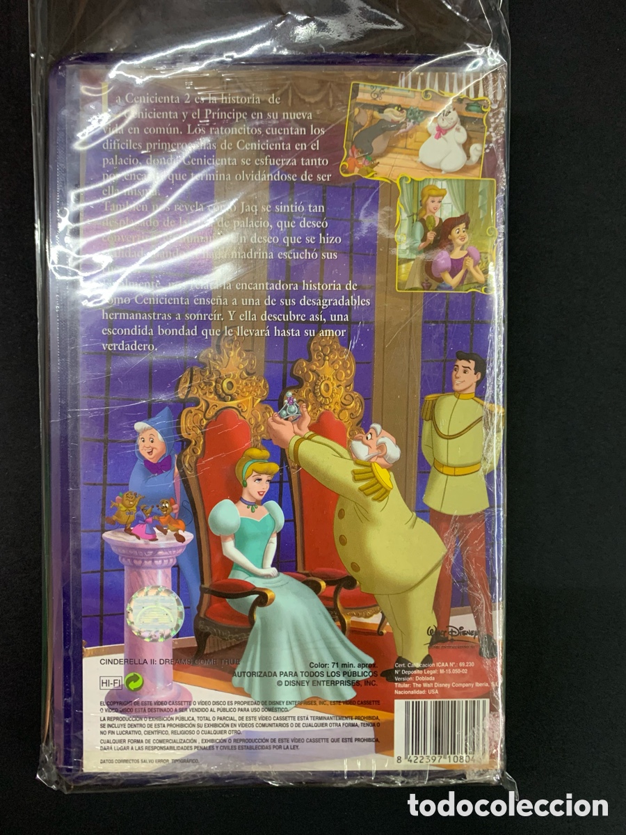 Cine: VHS cenicienta 2 nuevo - Foto 3