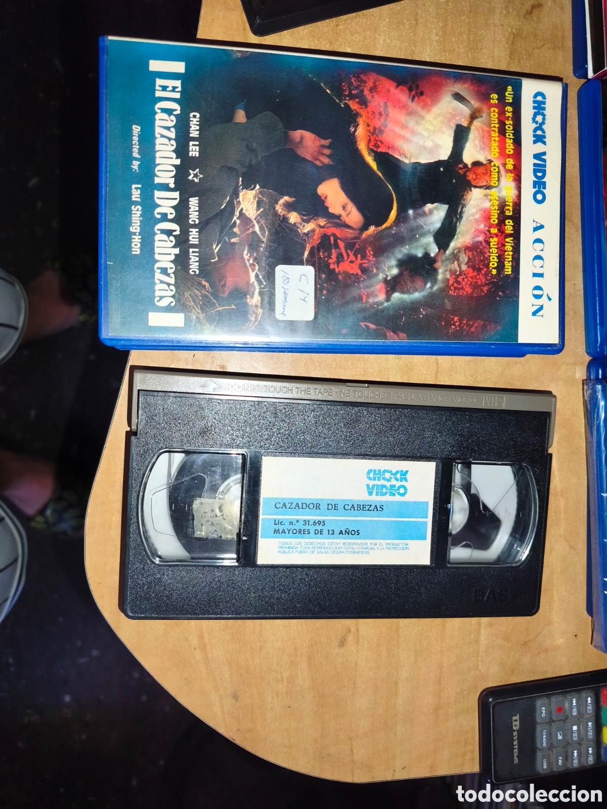 Cine: El cazador de cabezas vhs Descatalogada