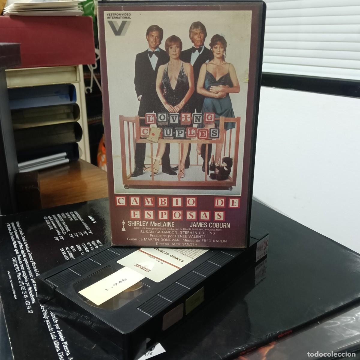 Cine: CAMBIO DE ESPOSAS - JACK SMIGTH - SHIRLEY MACLAINE, JAMES COBURN - VESTRON 1982