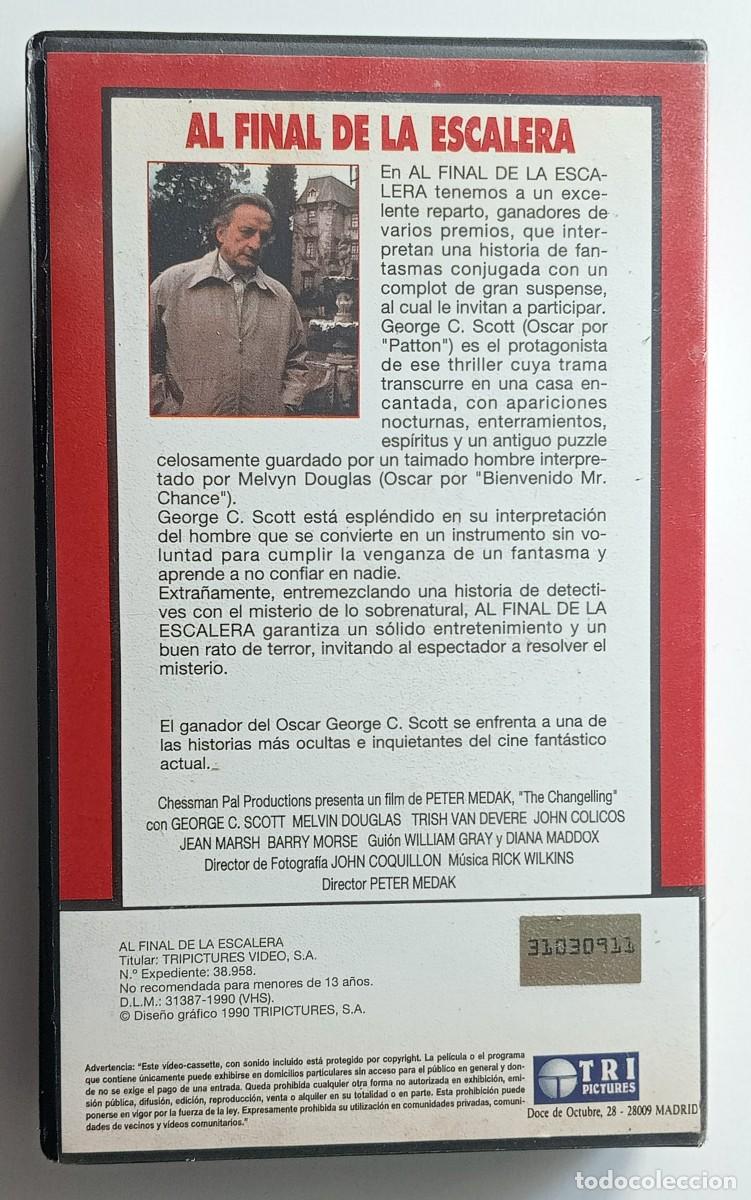 Cine: PELICULA VHS AL FINAL DE LA ESCALERA - Foto 2