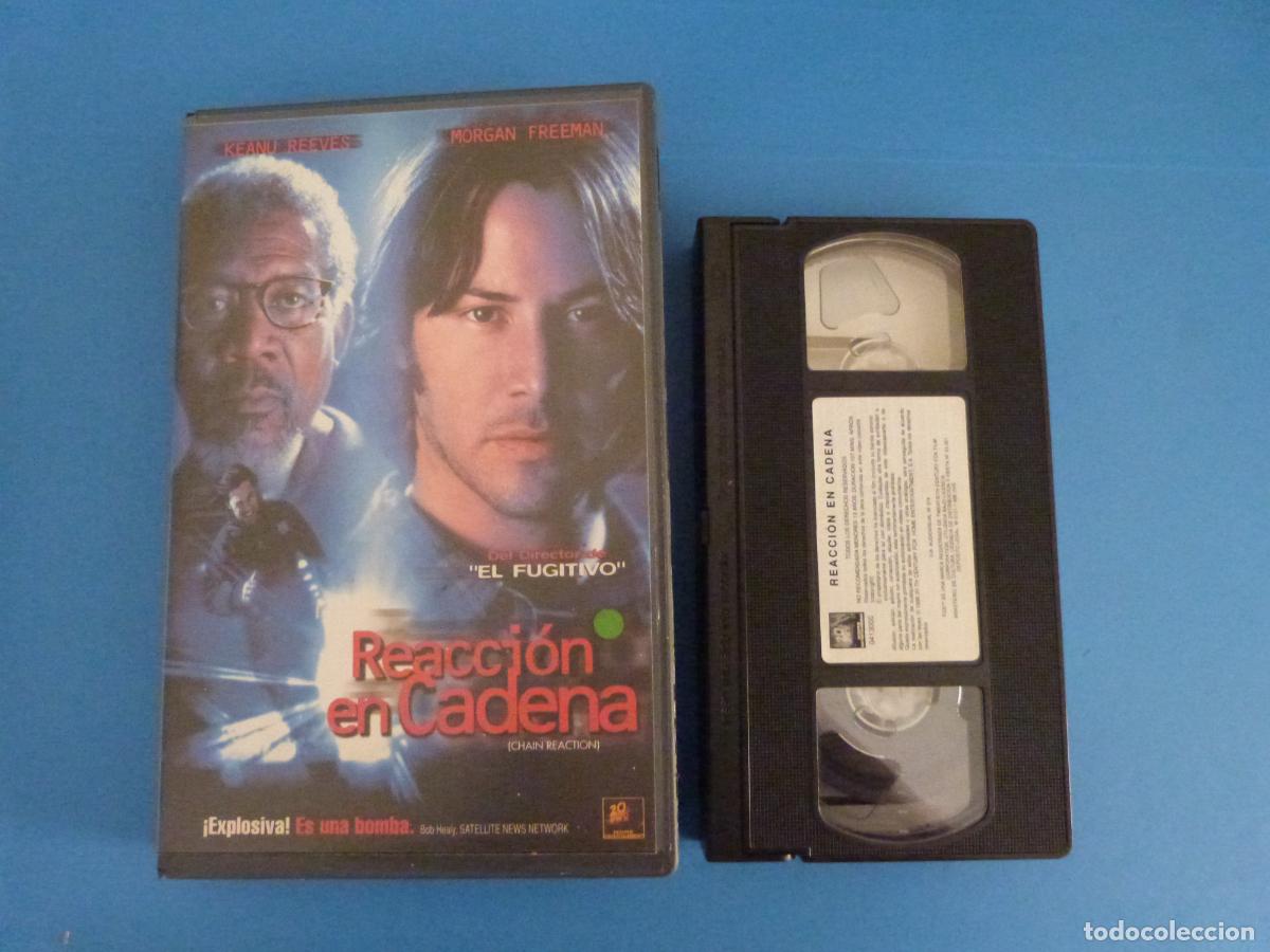 Cine: PELICULA VHS REACCION EN CADENA KEANU REEVES MORGAN FREEMAN 1997