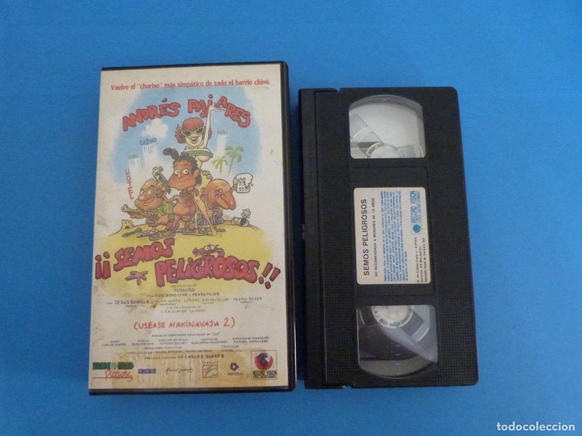 Cine: PELICULA VHS SEMOS PELIGROSOS ANDRES PAJARES 1993