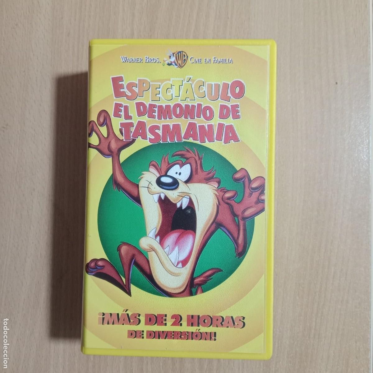 Cine: ESPECT&Aacute;CULO EL DEMONIODE TASMAN&Iacute;A - DOBLE VHS - WARNER BROS. VIDEO - A&Ntilde;O 2002.