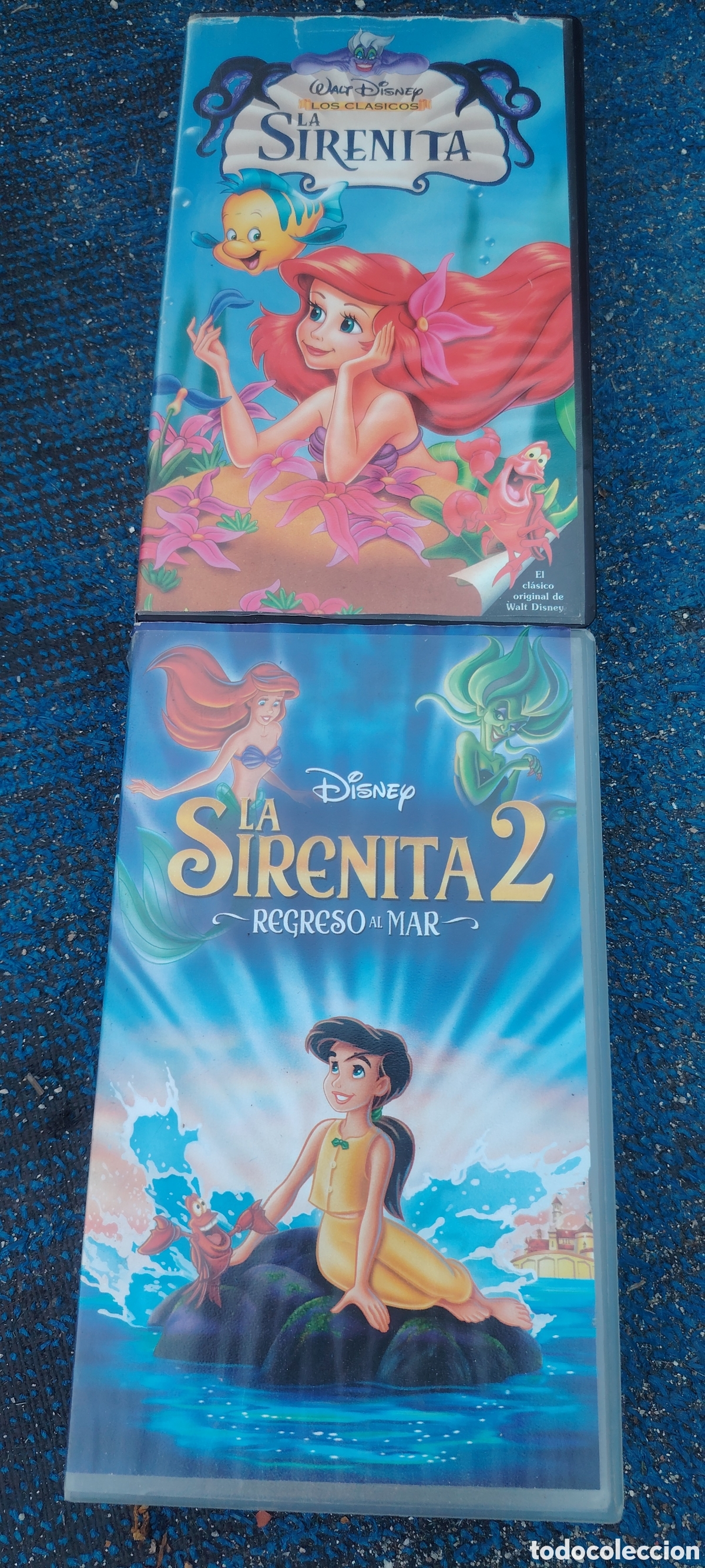 Cine: Lote pel&iacute;culas VHS Walt Disney Sirenita