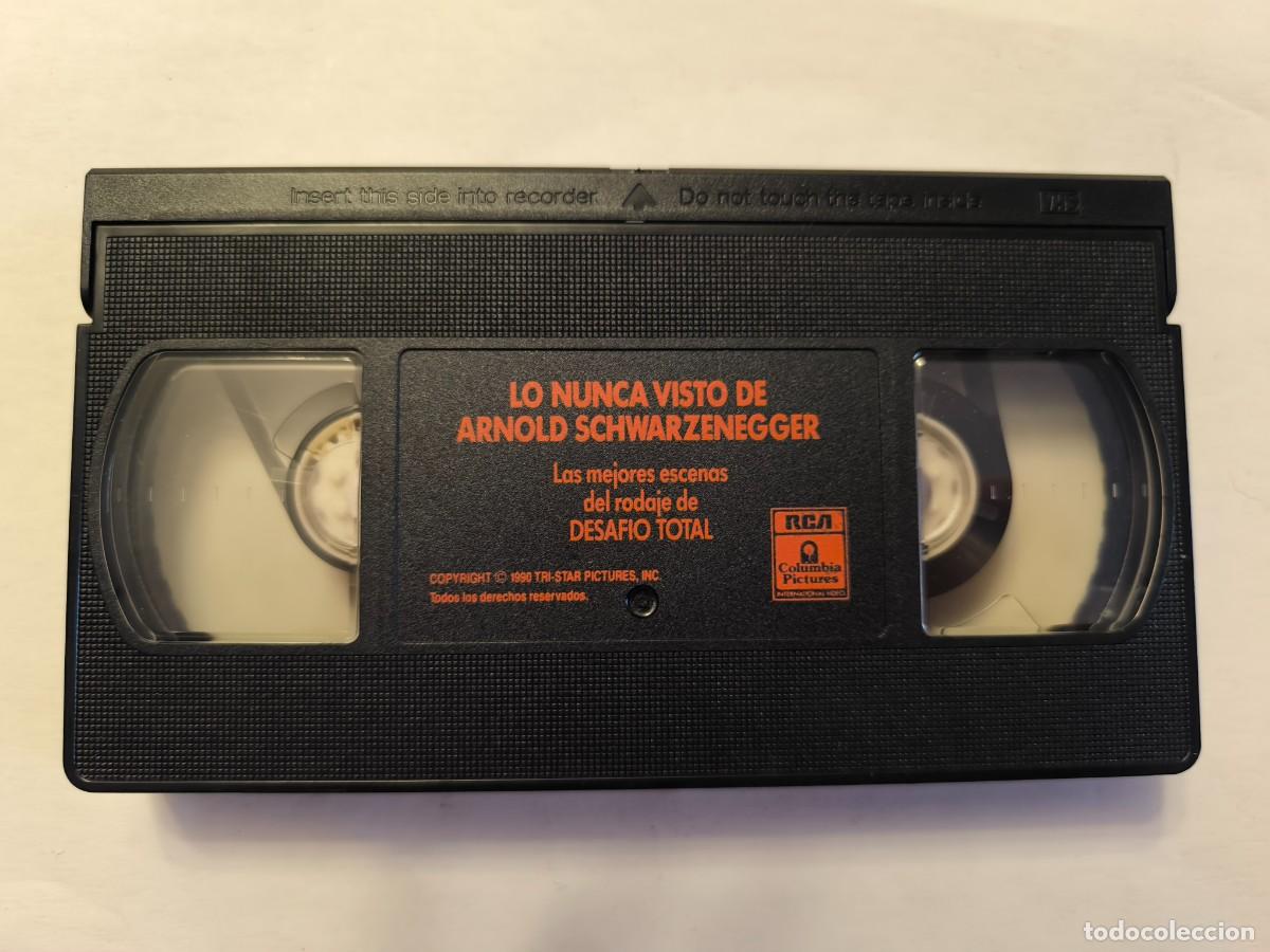 Cine: VHS Arnold Schwarzenegger &ndash; Desaf&iacute;o Total &ndash; Lo nunca visto &ndash; 1990 &ndash; Coleccionismo