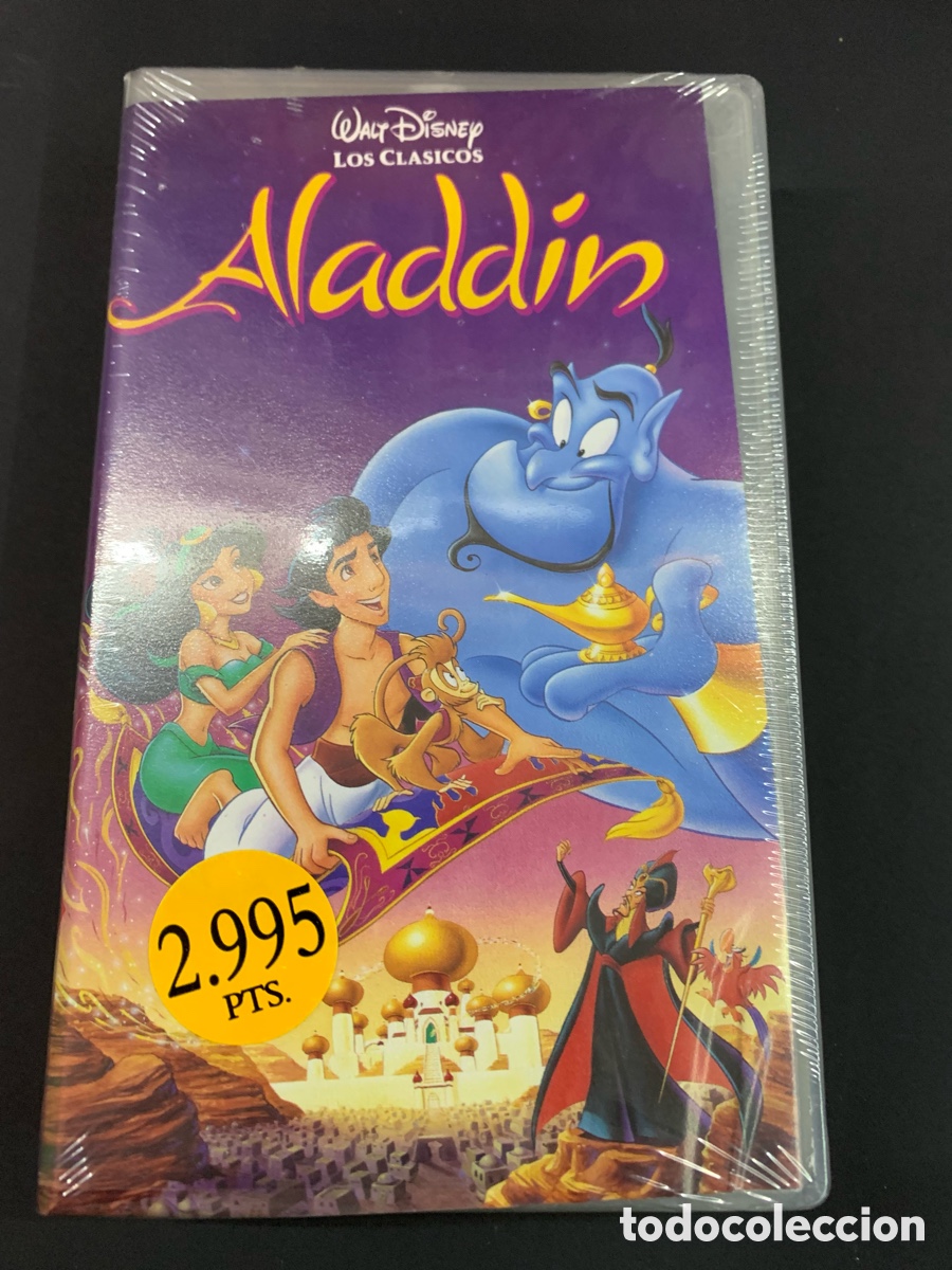 Cine: VHS Disney Aladin nuevo precintado