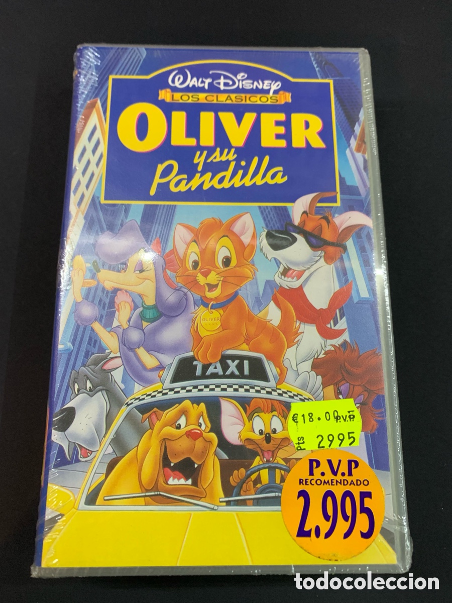 Cine: VHS Disney Oliver y su pandilla nuevo