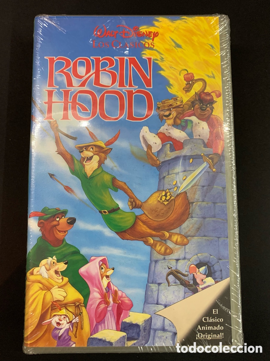 Cin&eacute;ma: VHS Disney Robin hood nuevo