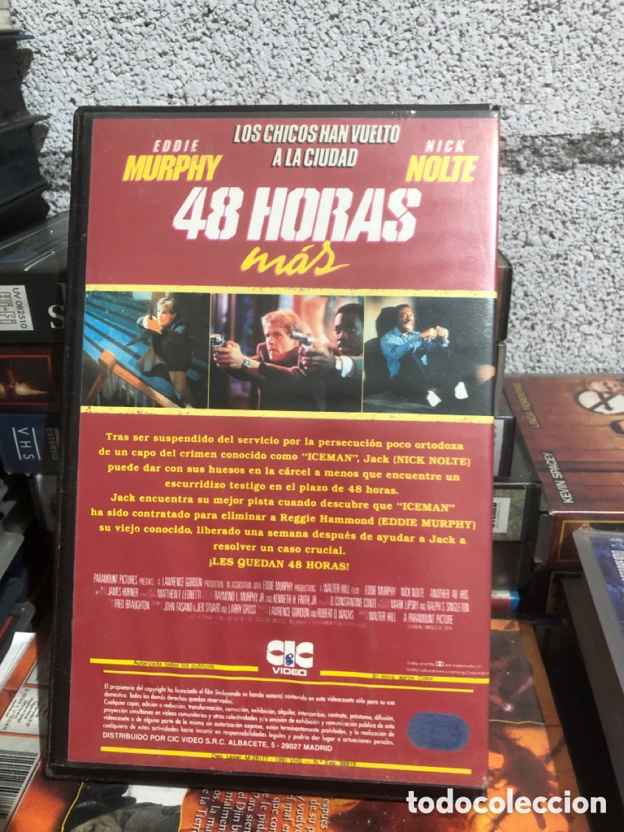Cine: VHS V&Iacute;DEO CLUB 48 Horas m&aacute;s