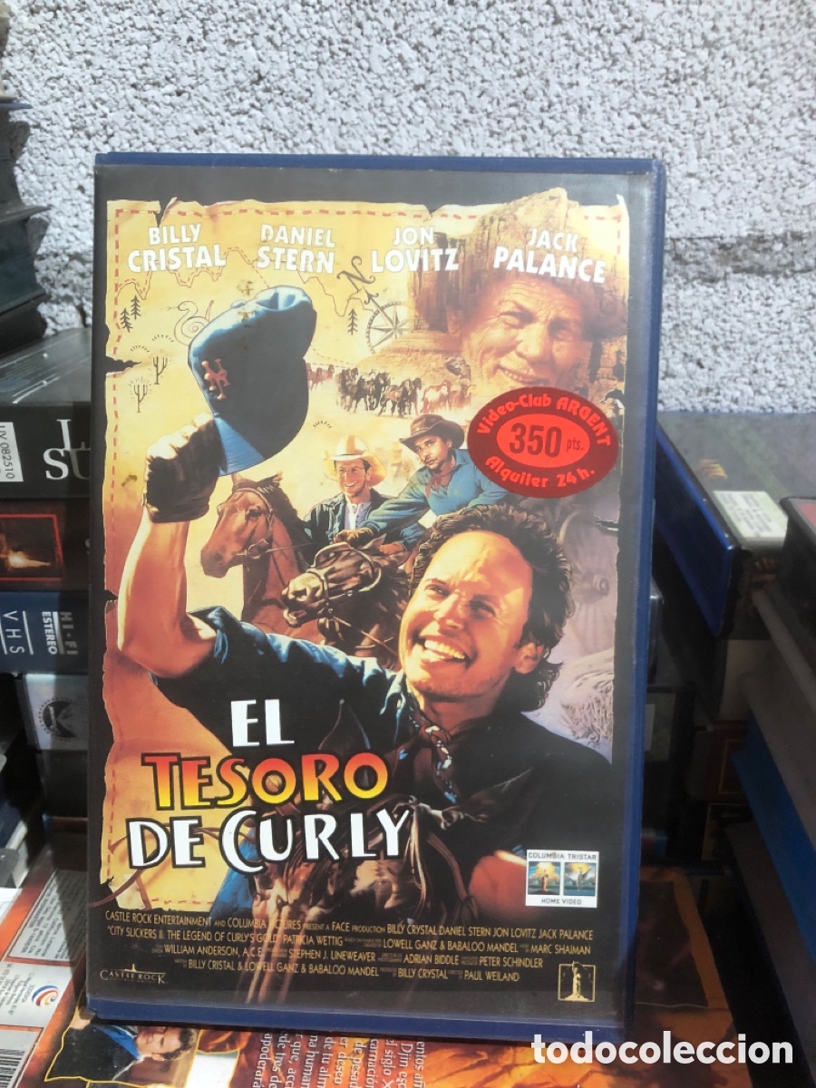 Cine: VHS V&Iacute;DEO CLUB EL TESORO DE CURLY