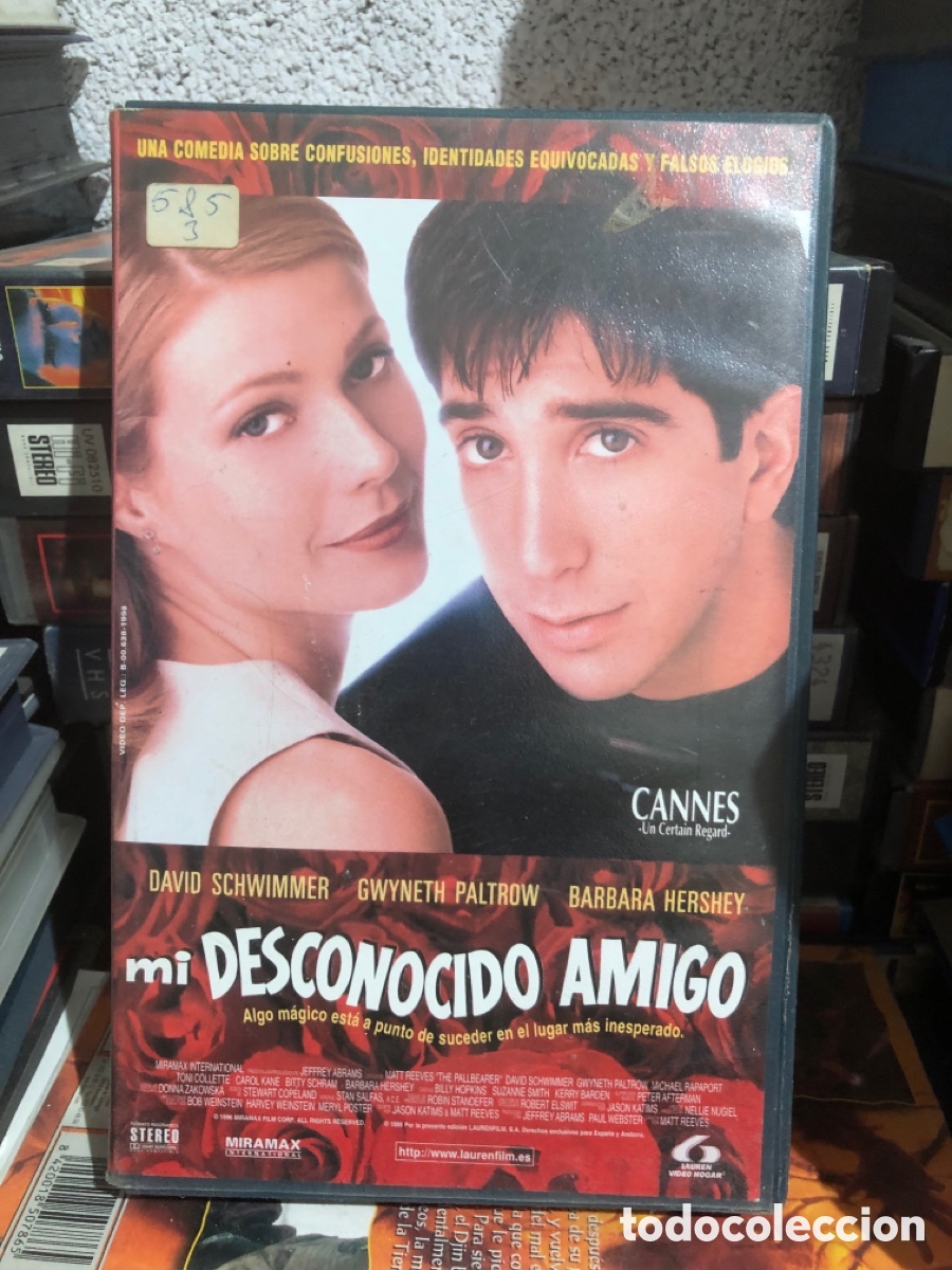 Cine: VHS V&Iacute;DEO CLUB MI DESCONOCIDO AMIGO